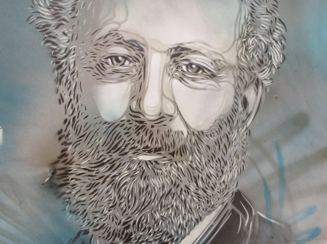 Fresque "Jules Verne"-Le Bourget必去景点
