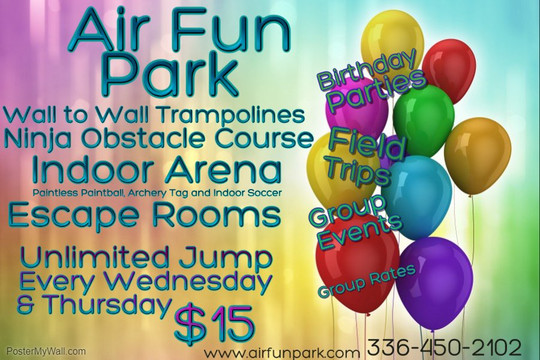 Air Fun Trampoline Park-戈尔兹伯勒必去景点