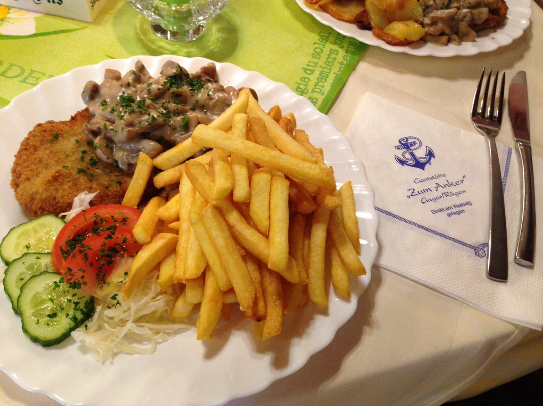 Alt Reddevitz餐馆和美食-Zum Anker