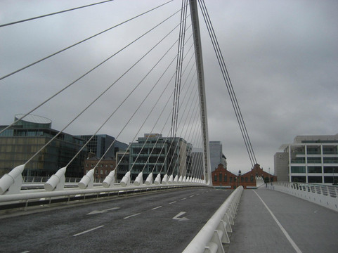 Samuel Beckett Bridge-都柏林必去景点