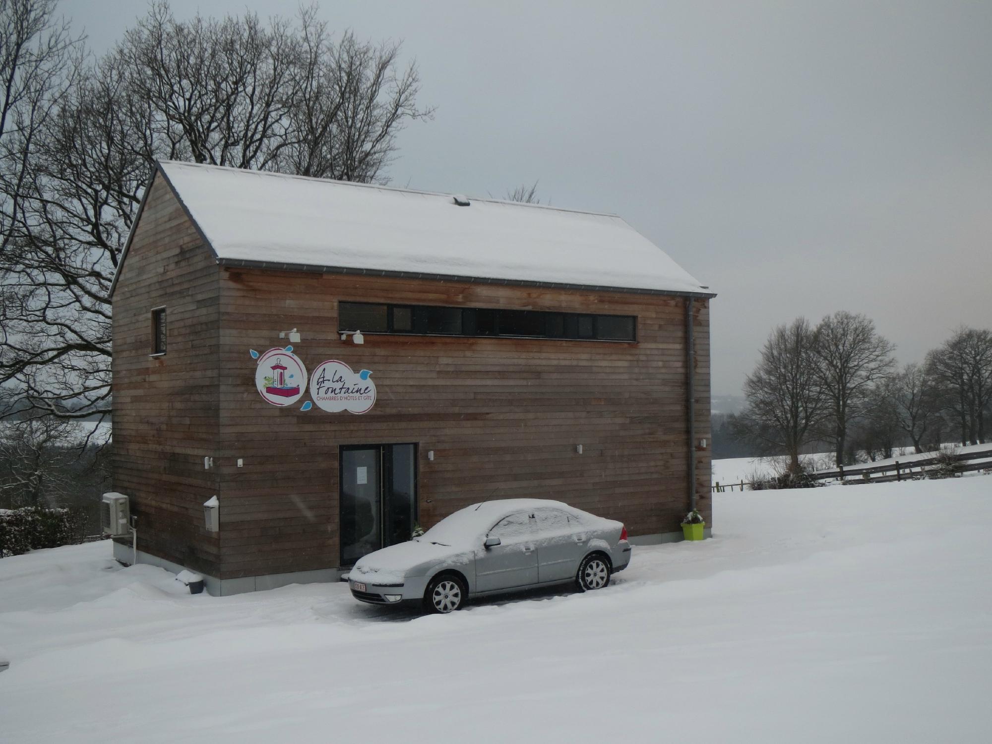 Bed & Breakfast A La Fontaine-浴室