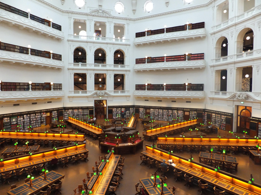 维多利亚州立图书馆-墨尔本必去景点