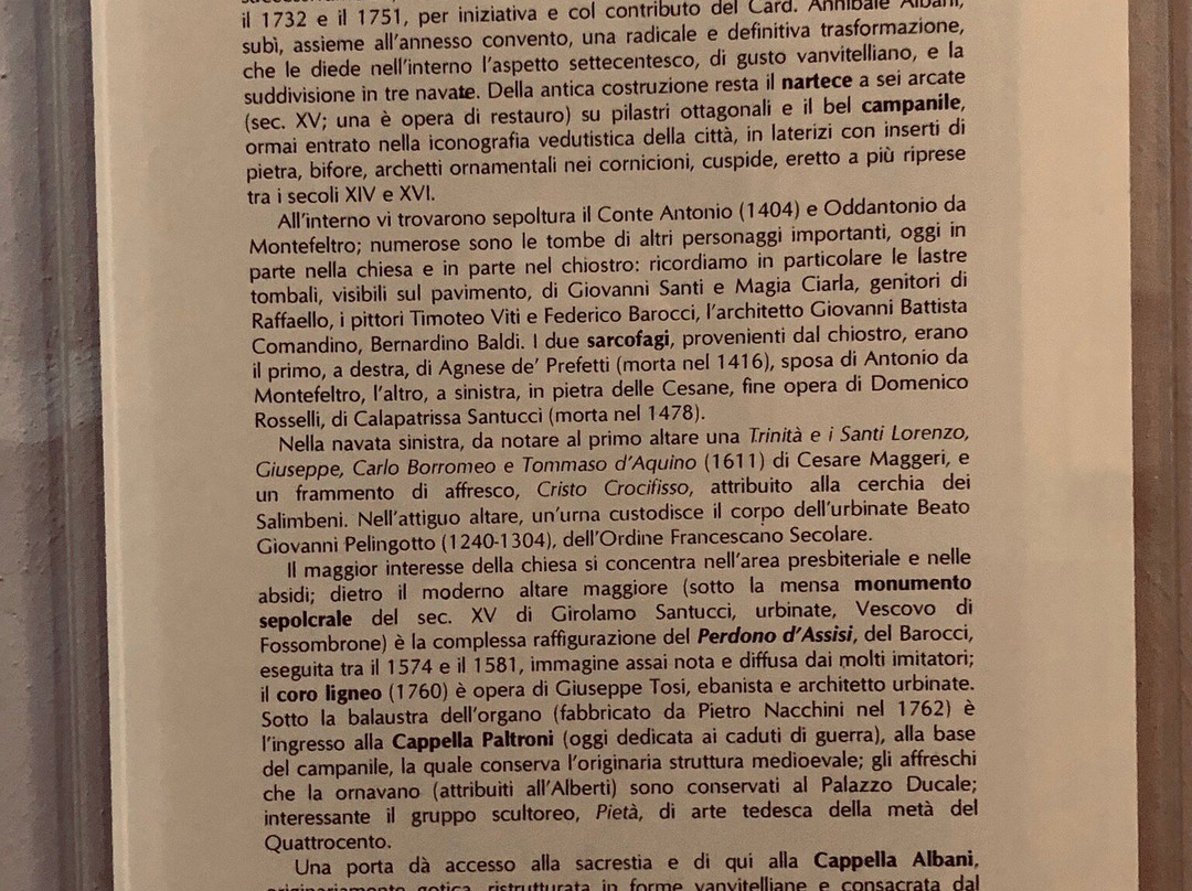 Chiesa e Convento di San Francesco-乌尔比诺必去景点