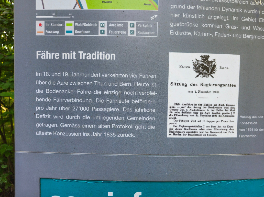 Fähre Bodenacker-Muri bei Bern必去景点