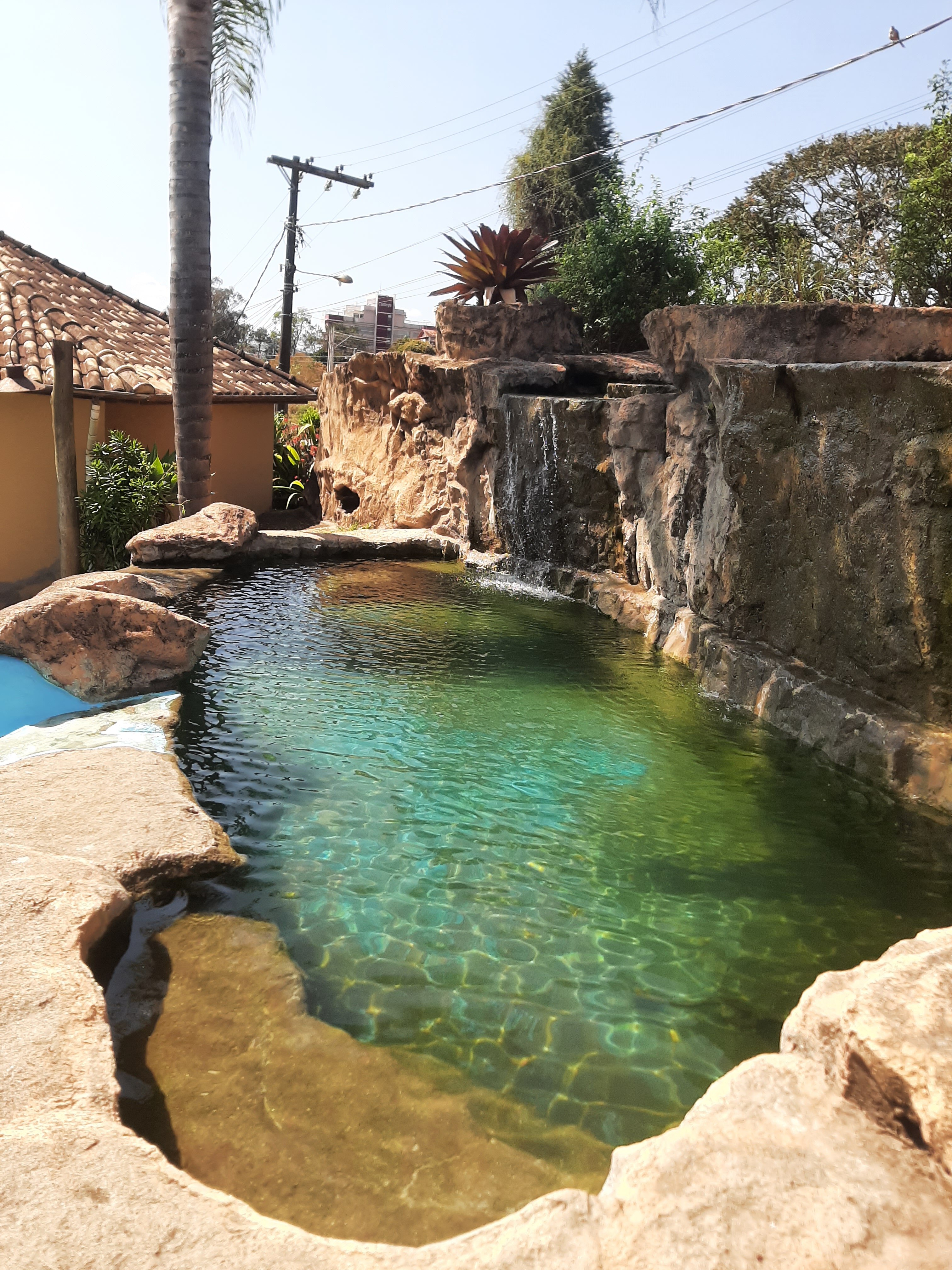 Vila Chico Hotel Fazenda-泳池