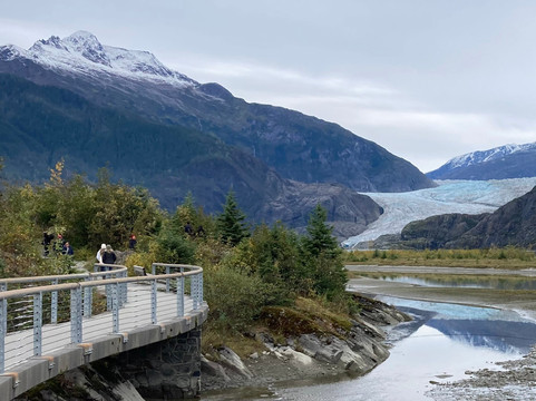 Mendenhall Glacier-朱诺必去景点