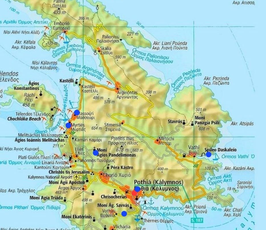 Kos - Miranda Tours & Gifts-Psalidi必去景点