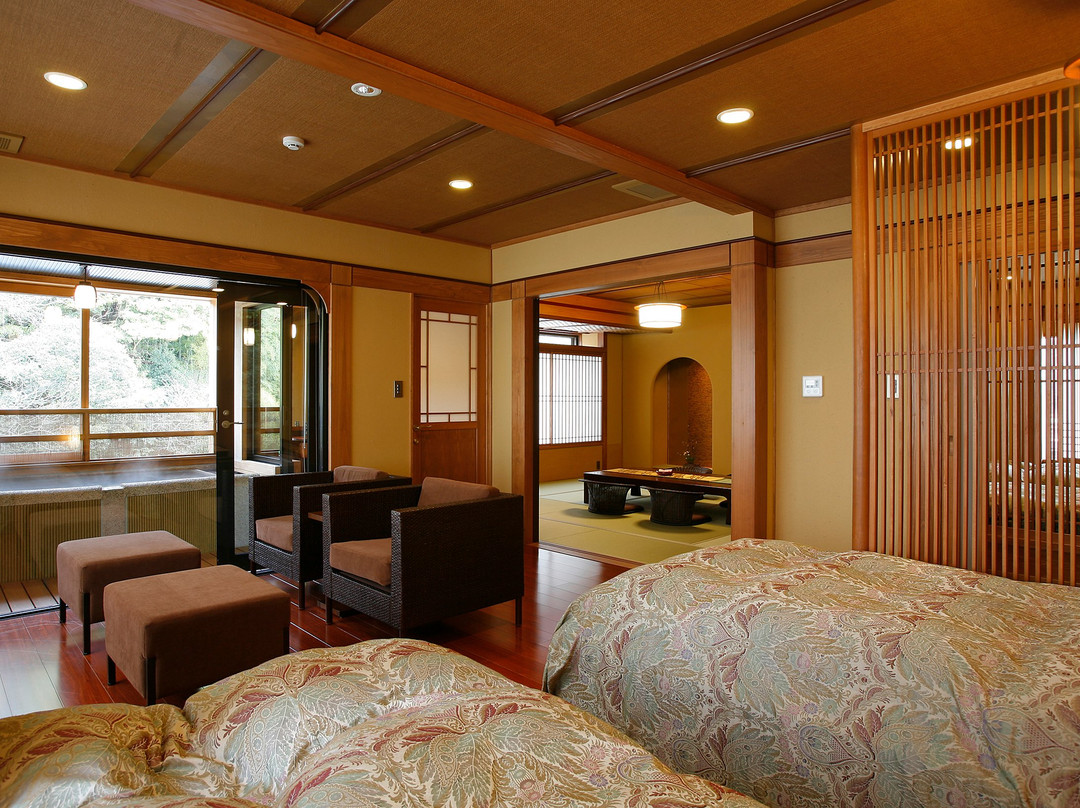三朝町酒店住宿-三朝温泉旅館 三朝薬師の湯 万翆楼