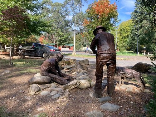 The Statue of the Gold Prospector