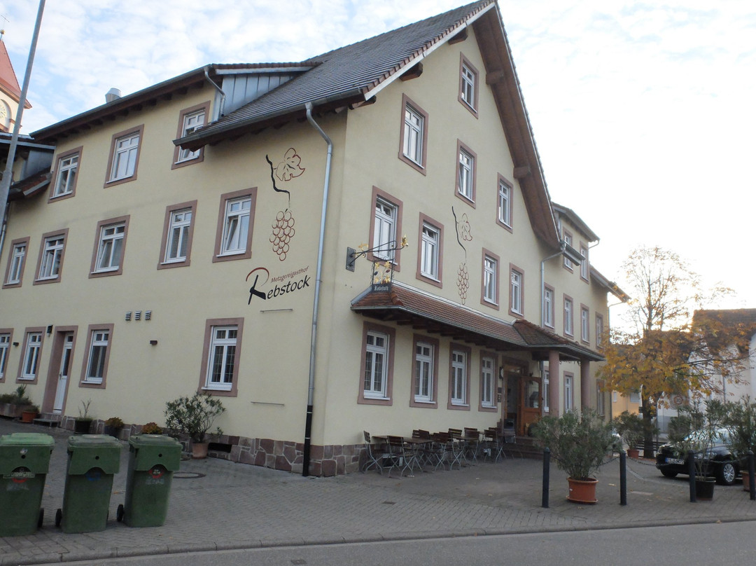 Ettenheim酒店住宿-Metzgereigasthof Rebstock