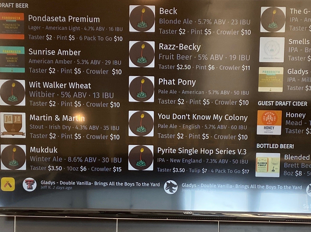 Pondaseta Brewing-阿马里洛必去景点