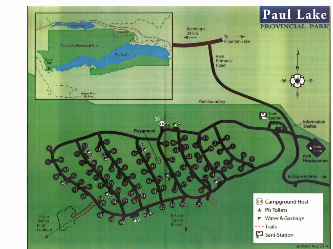 Paul Lake Provincial Park-坎卢普斯必去景点