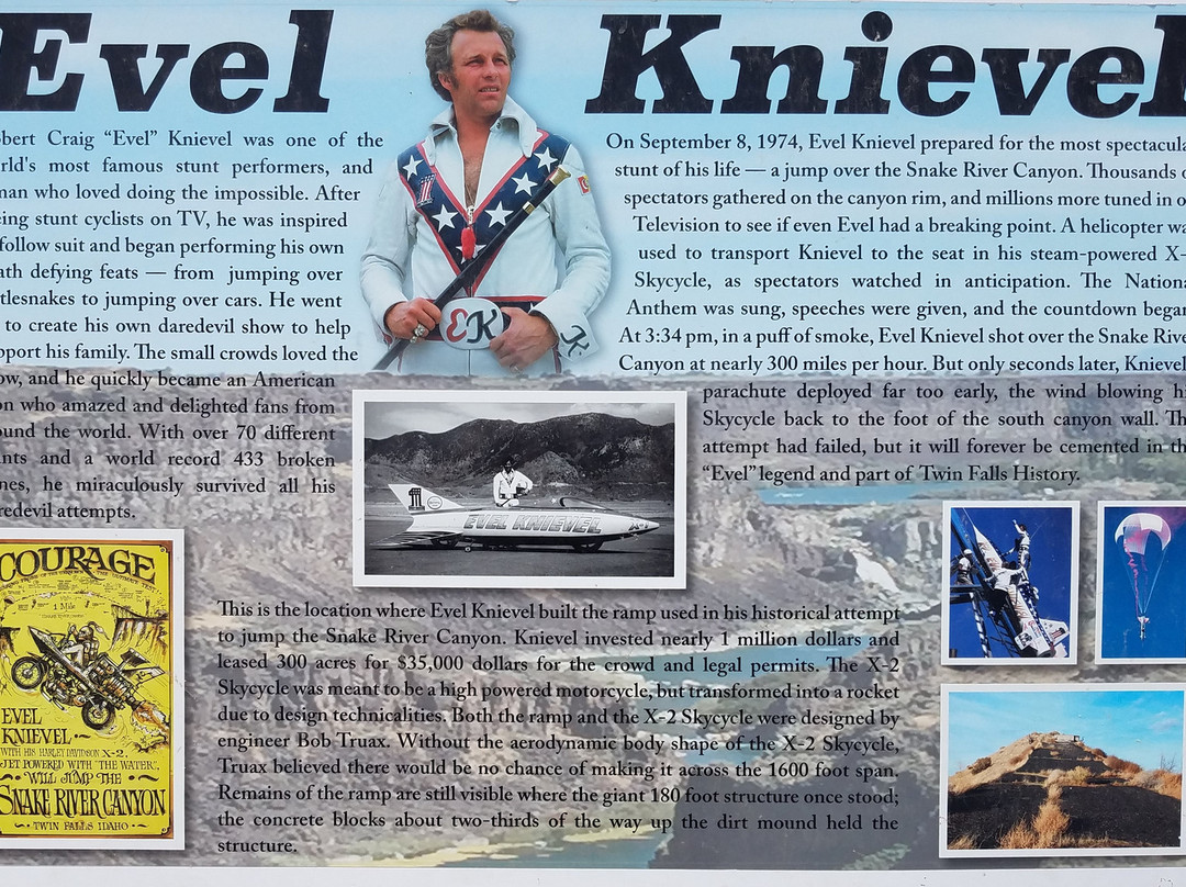 Evel Knievel Snake River Canyon Jump Site景点图片