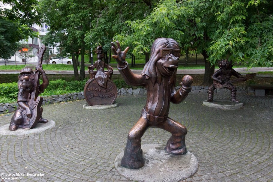 The Bremen Town Musicians Sculpture景点图片