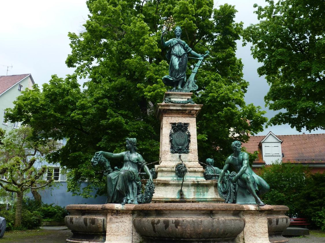 Lindavia-Brunnen-林道必去景点