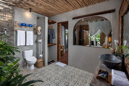 仓古普雷马丹小屋酒店-浴室