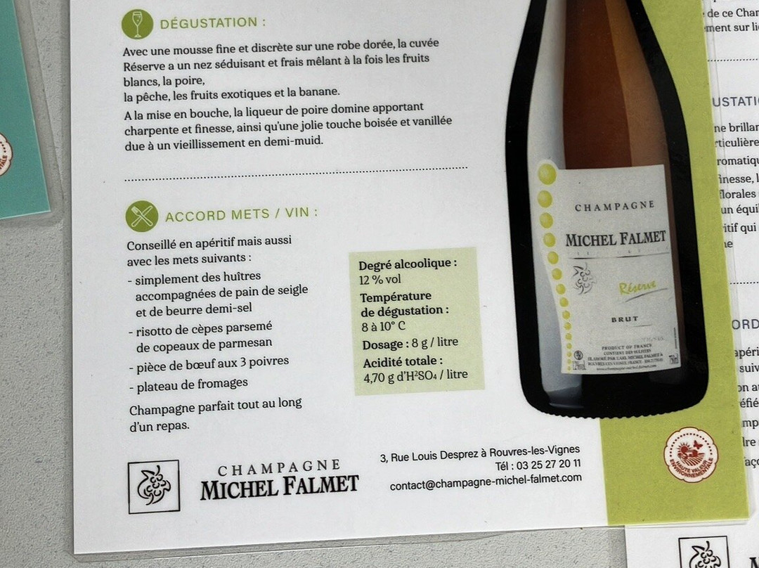 Champagne Theret-falmet-Rouvres-les-vignes必去景点