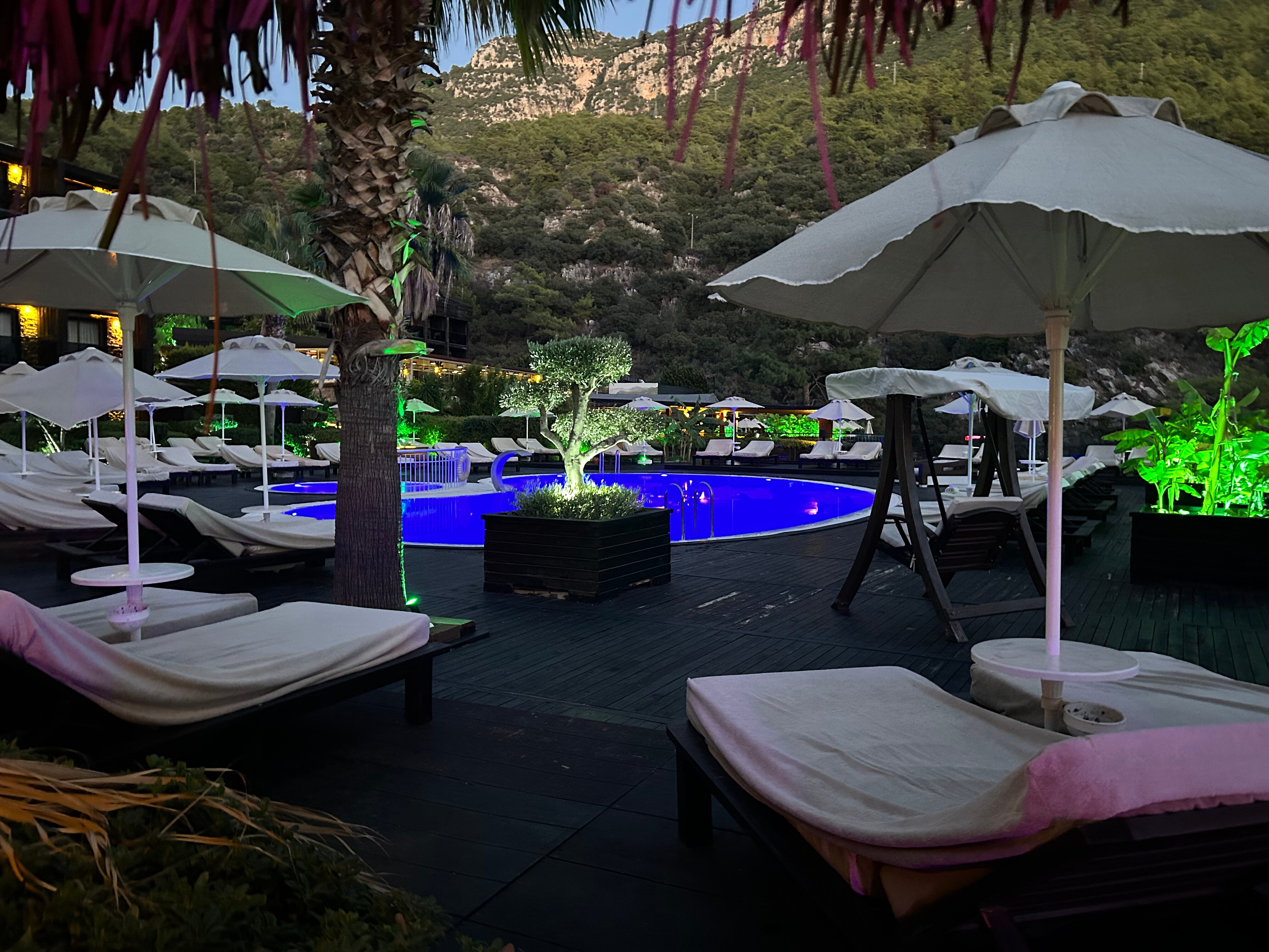 Manaspark Deluxe Hotel-泳池