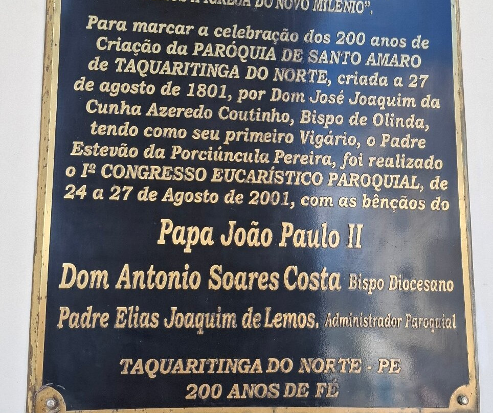 Praça Padre Otto Sailer-Taquaritinga Do Norte必去景点