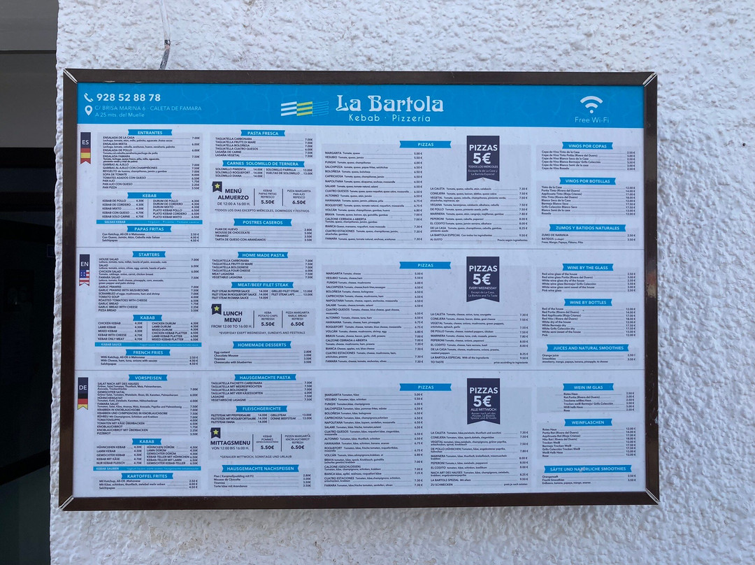 Pizzería La Bartola