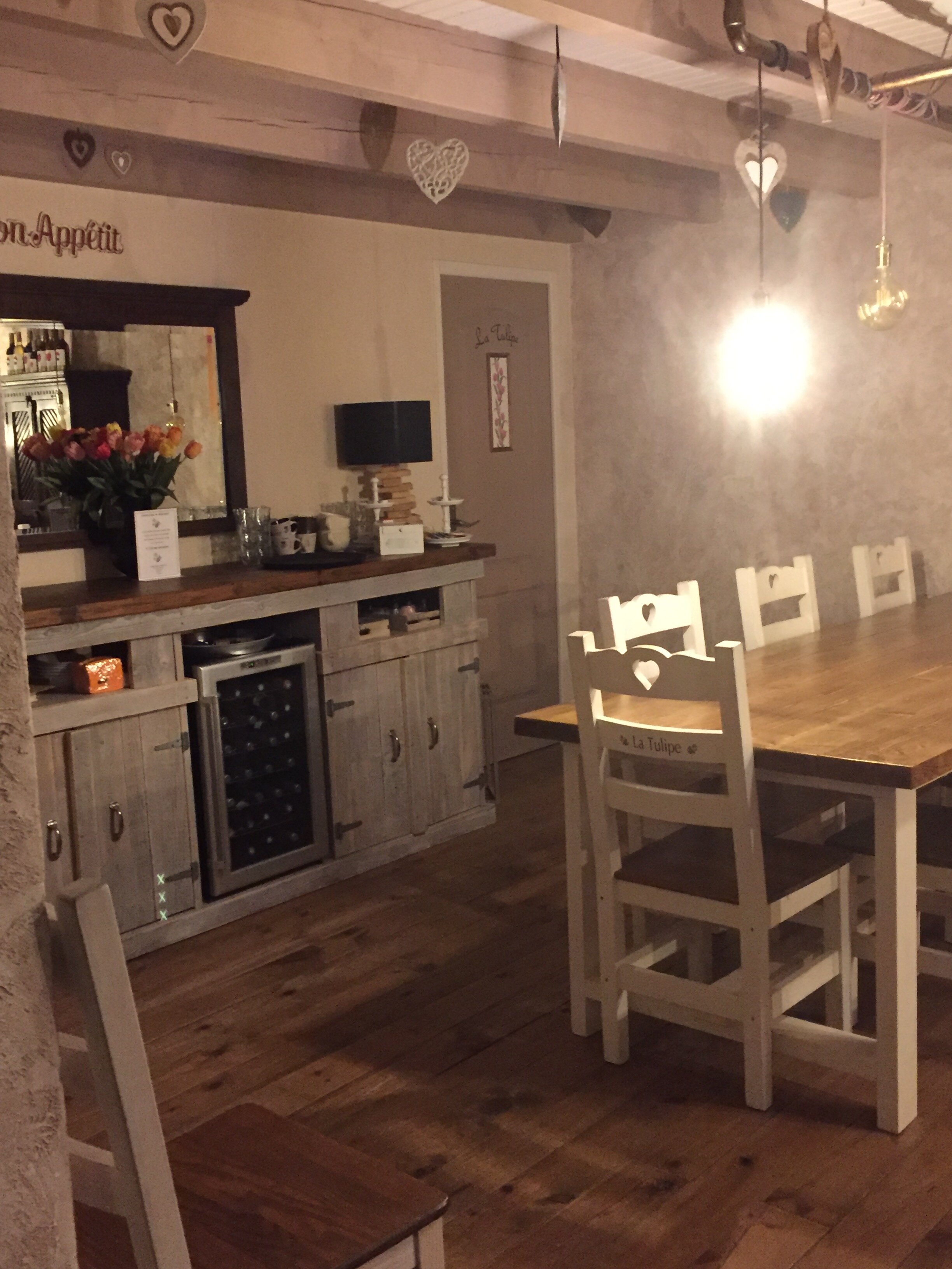 Chambres d'Hôtes La Tulipe-餐饮