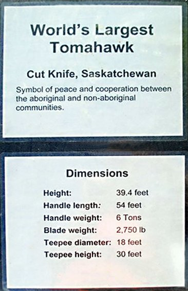 World's Largest Tomahawk景点图片