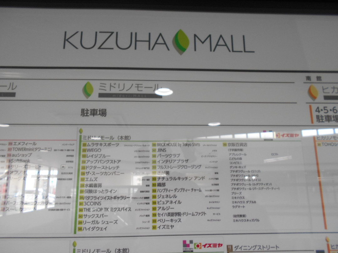 大阪KUZUHA MALL樟叶购物中心-枚方市必去景点