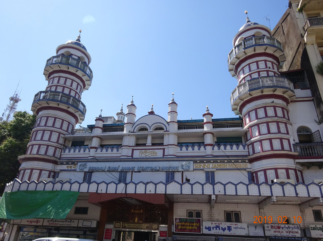 Bengali Sunni Jameh Mosque-仰光必去景点
