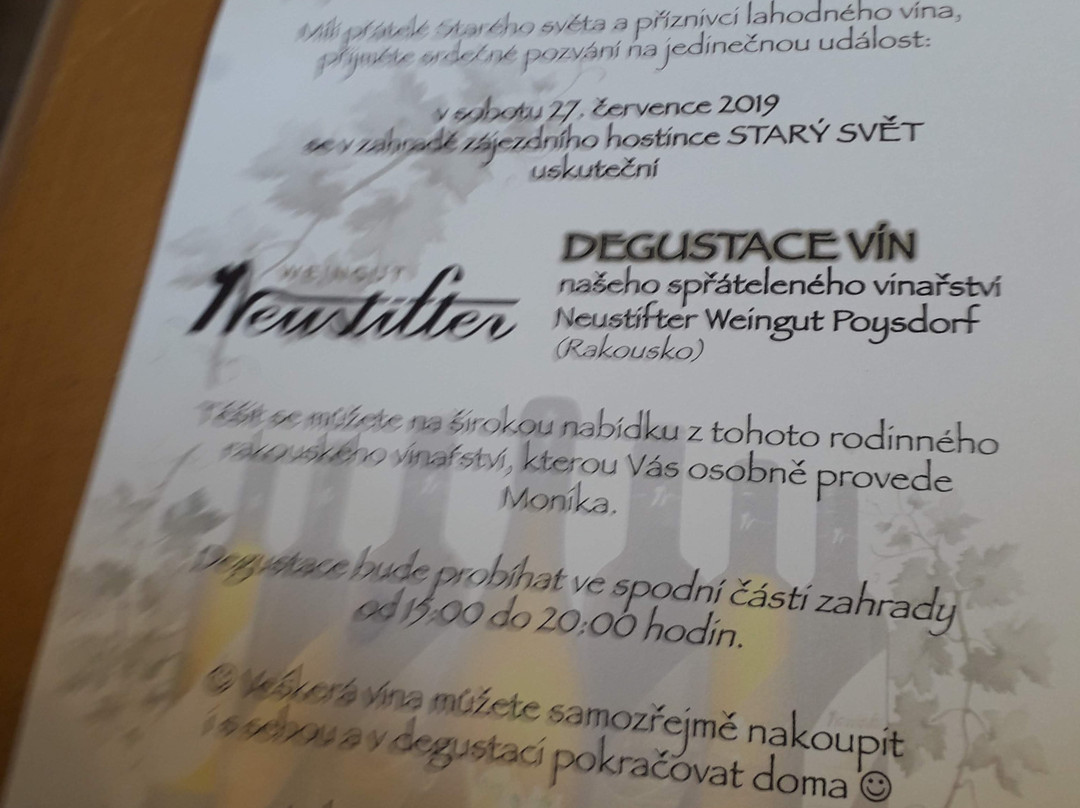 Starý svět主图