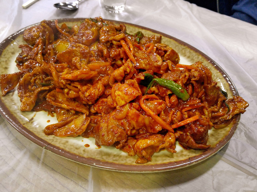 庆山市餐馆和美食-General Braised Spicy Chicken With Vegetables