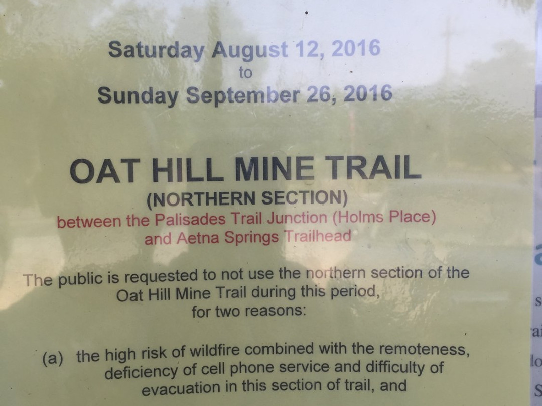 Oat Hill Mine Trail-卡利斯托加必去景点