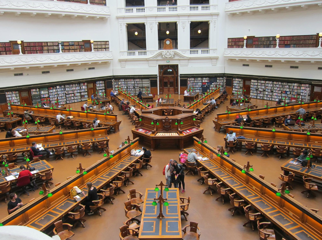 维多利亚州立图书馆-墨尔本必去景点