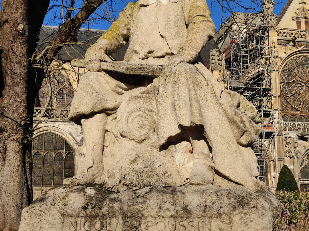 Statue de Nicolas Poussin-Les Andelys必去景点