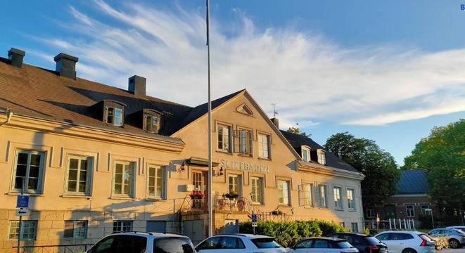 Larbro酒店住宿-Slite Badhotell