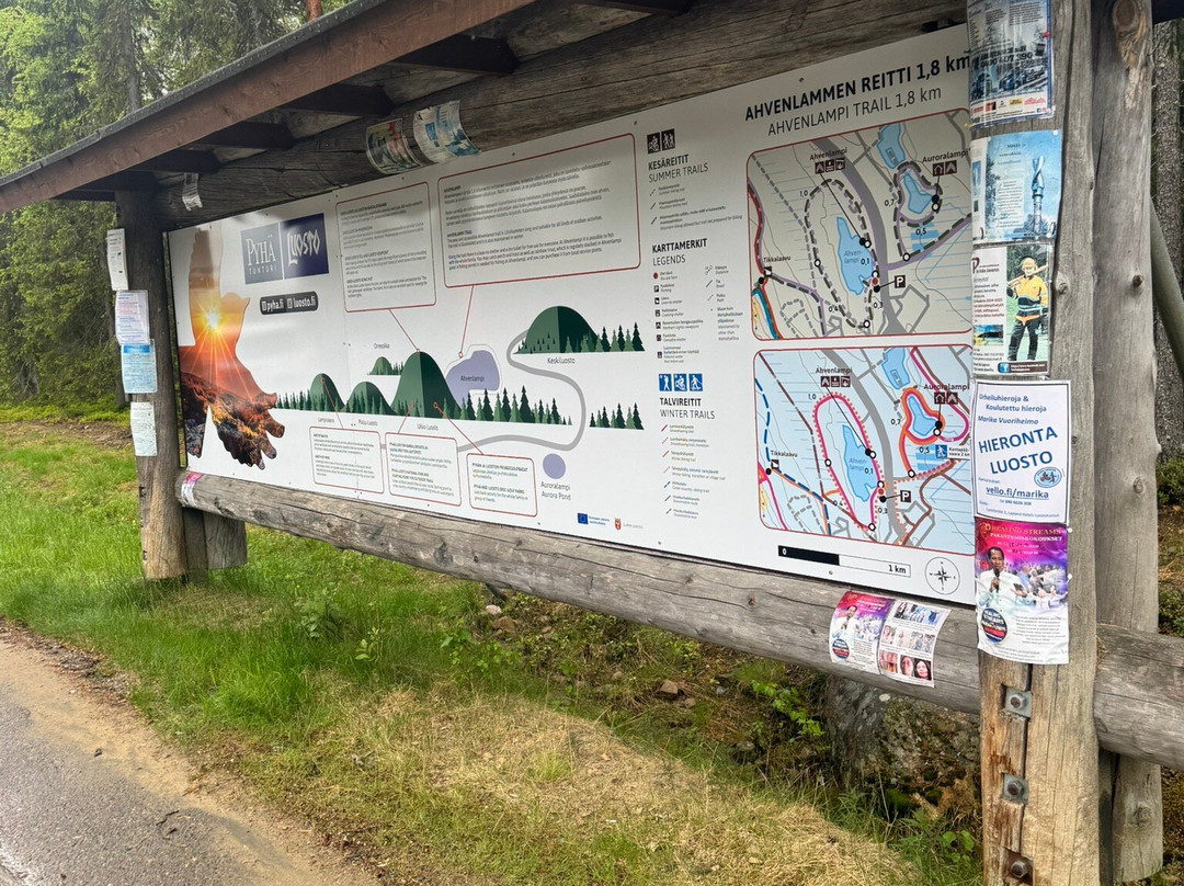 Ahvenlampi Lake-Luosto必去景点