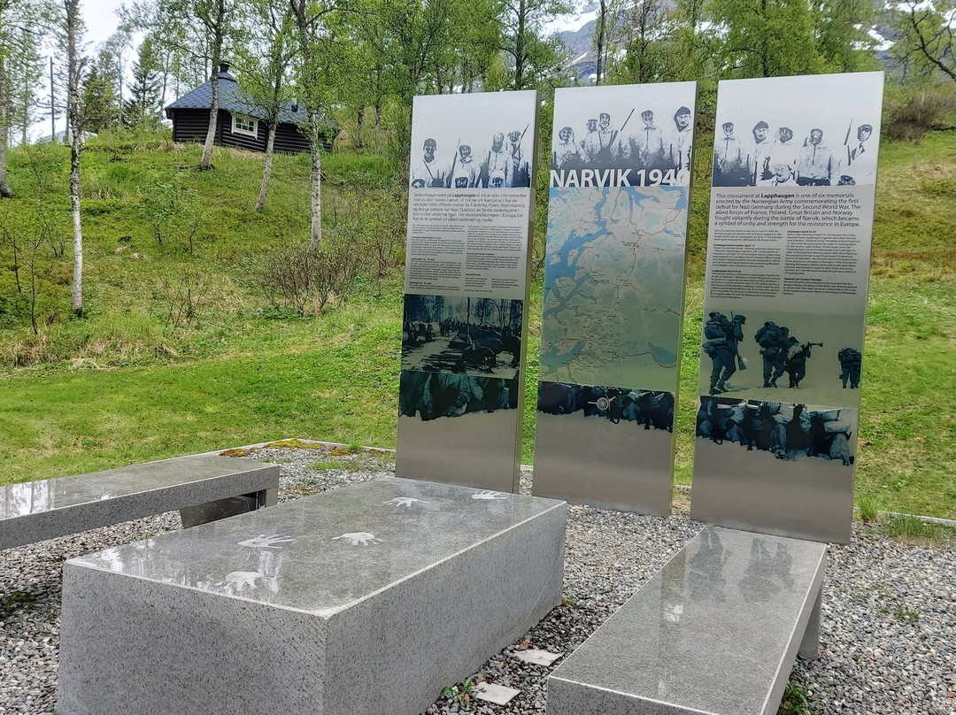 Narvik 1940 Monument Lapphaugen景点图片