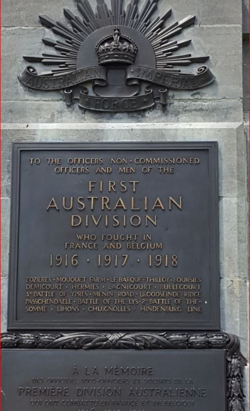 1st Austalian Division Memorial-Pozieres必去景点