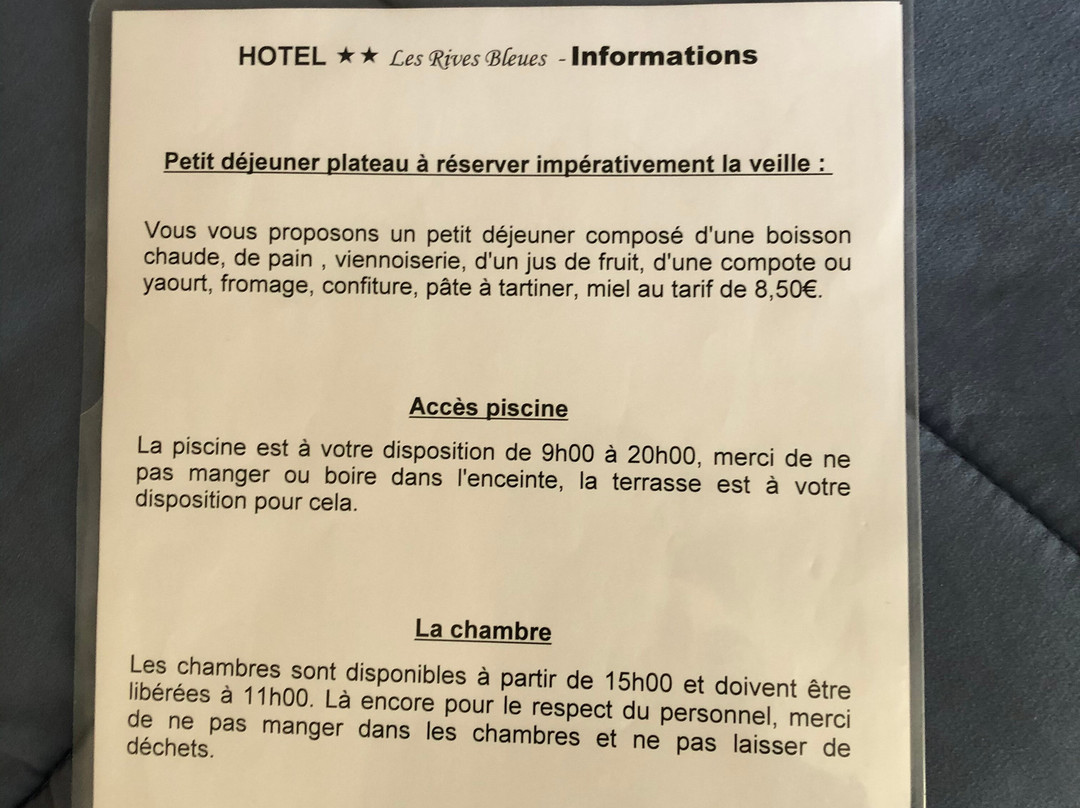 Hôtel Les Rives Bleues主图