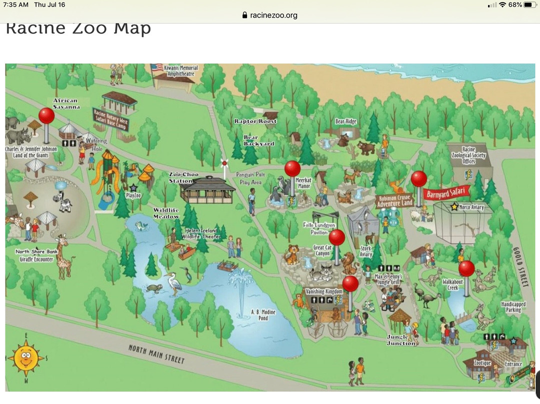 Racine Zoo-拉辛必去景点