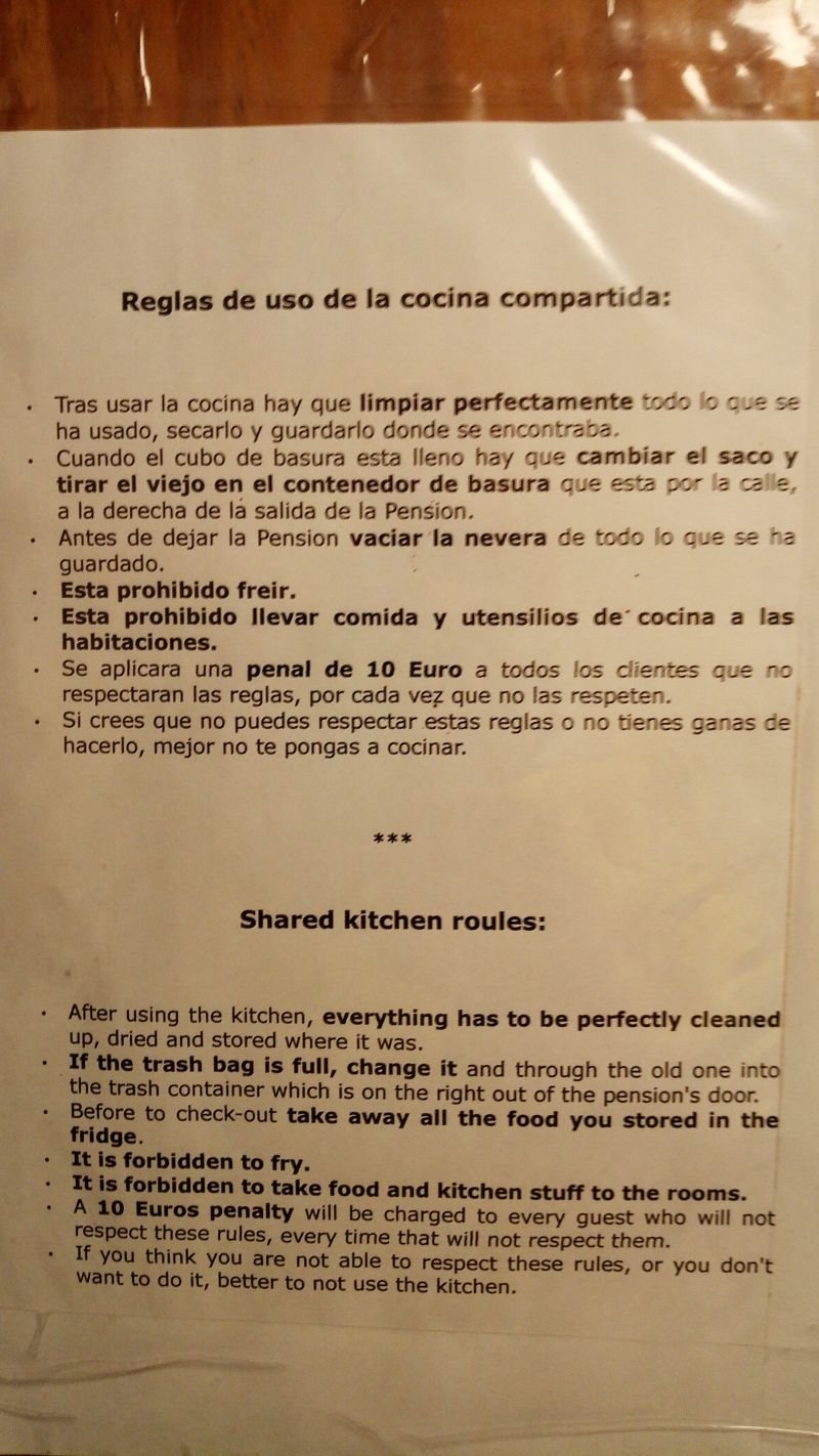 La Palma Hostel  Pension Central-餐饮