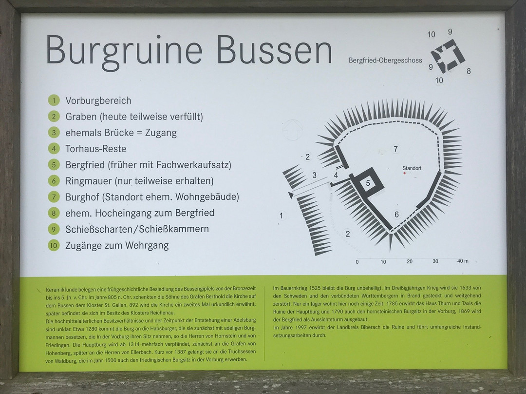 Der Bussen – heiliger Berg Oberschwabens-Uttenweiler必去景点