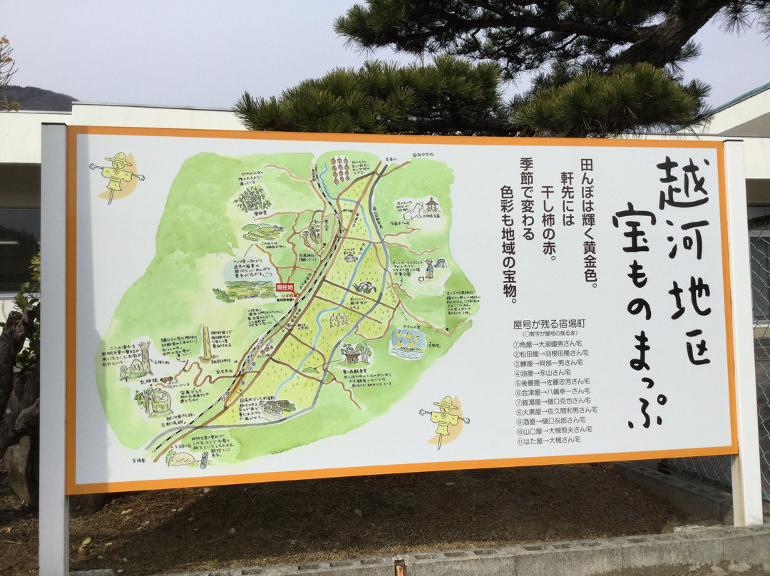 Kosugo Area Takaramono Map-白石市必去景点
