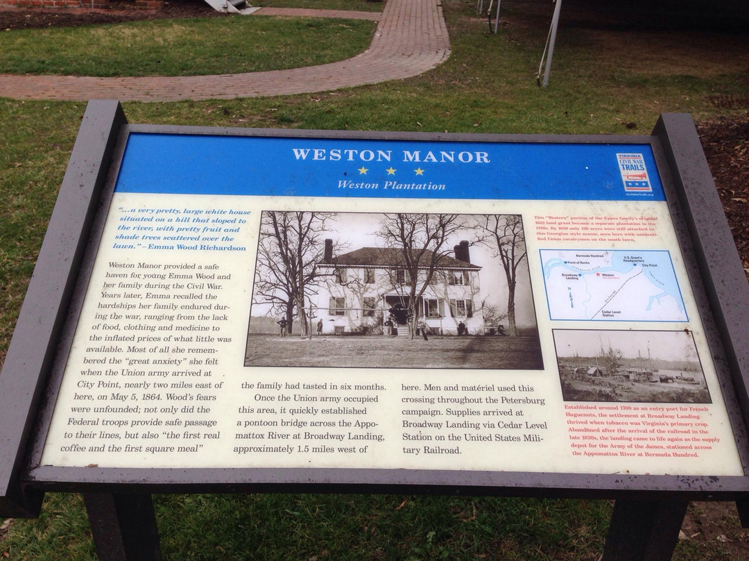 Weston Plantation-Hopewell必去景点