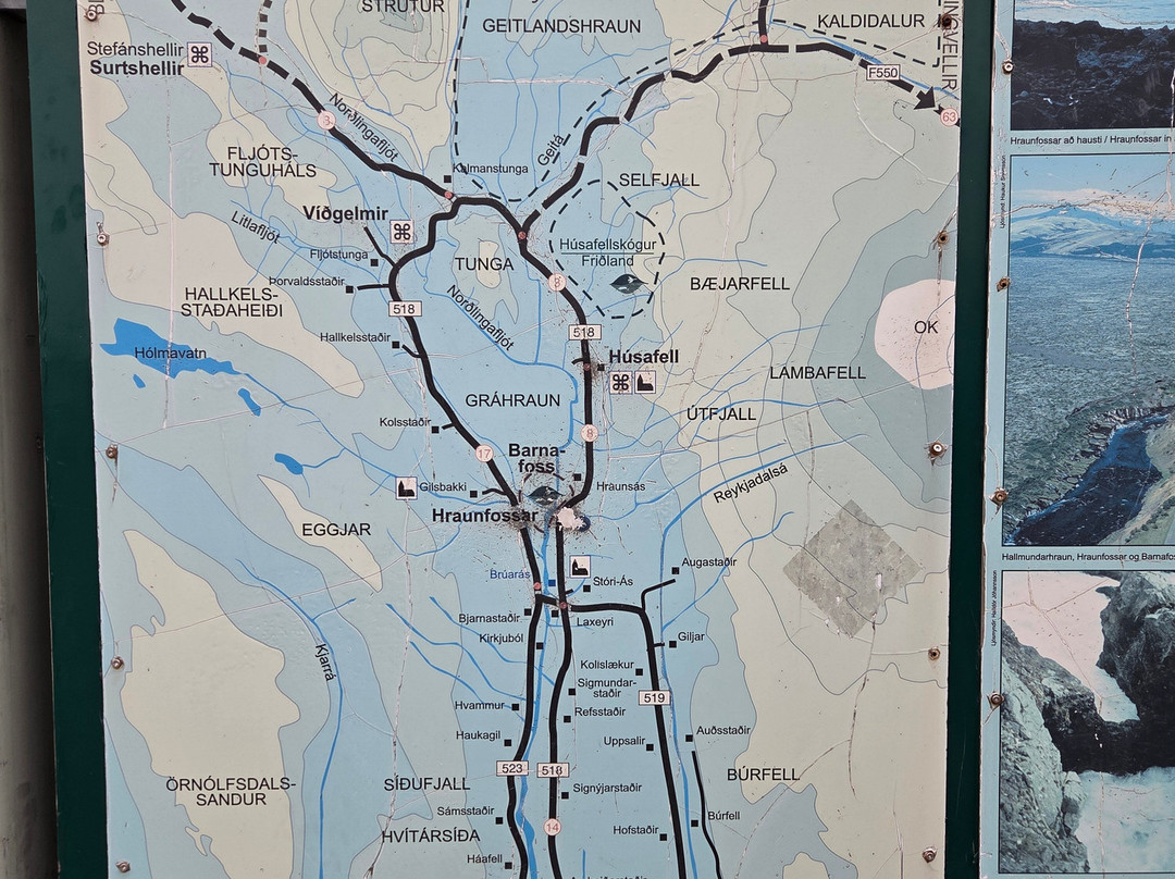 Hraunfossar-Husafell必去景点