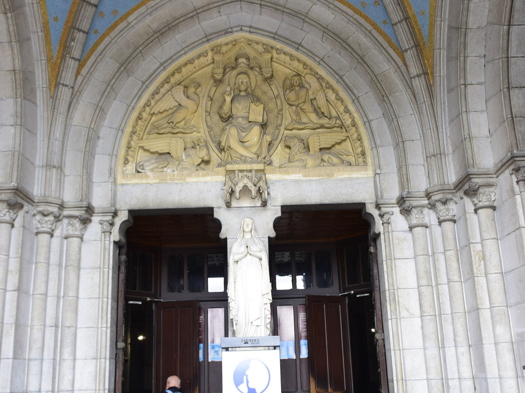 Crypte de la Basilique de l’Immaculee Conception.-卢尔德必去景点
