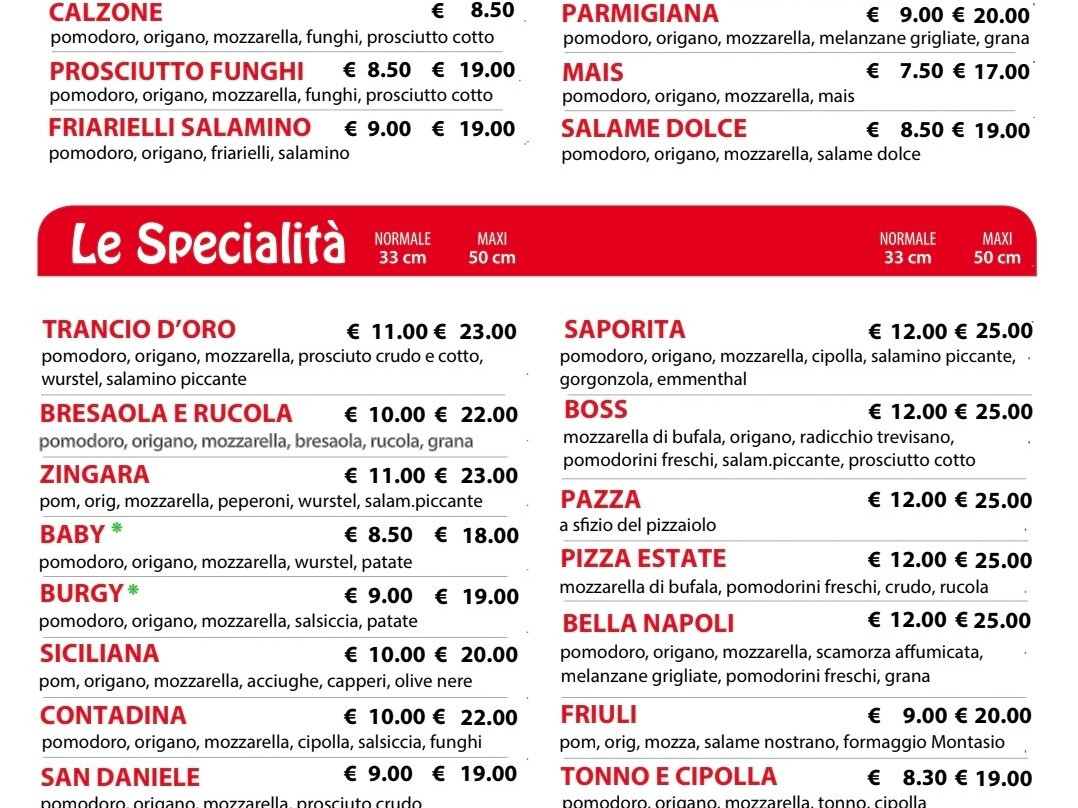 Pizzeria Trancio d'Oro Kebab