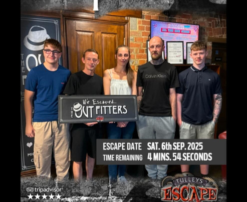 Tulleys Escape Rooms & Games-克劳利必去景点