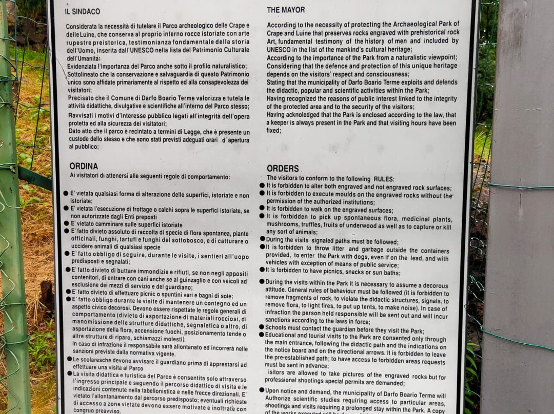 Parco Comunale delle Incisioni Rupestri di Luine-Darfo Boario Terme必去景点