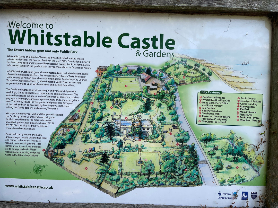 Whitstable Castle & Gardens-惠茨特布尔必去景点