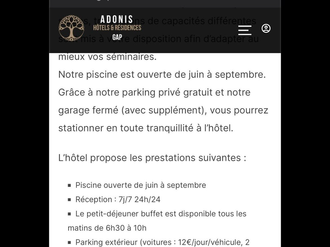 阿多尼斯加波特尔酒店主图
